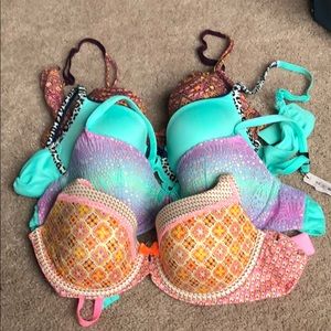 Bundle of 4 Body by Victoria Demi bras